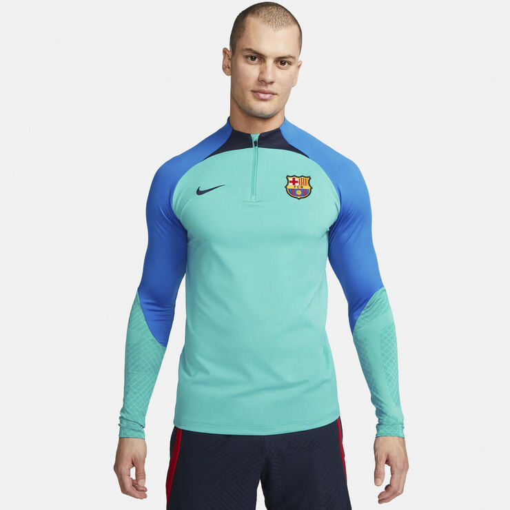 Nike Fc Barcelona Strike Dri Fit Drill Troje Blå