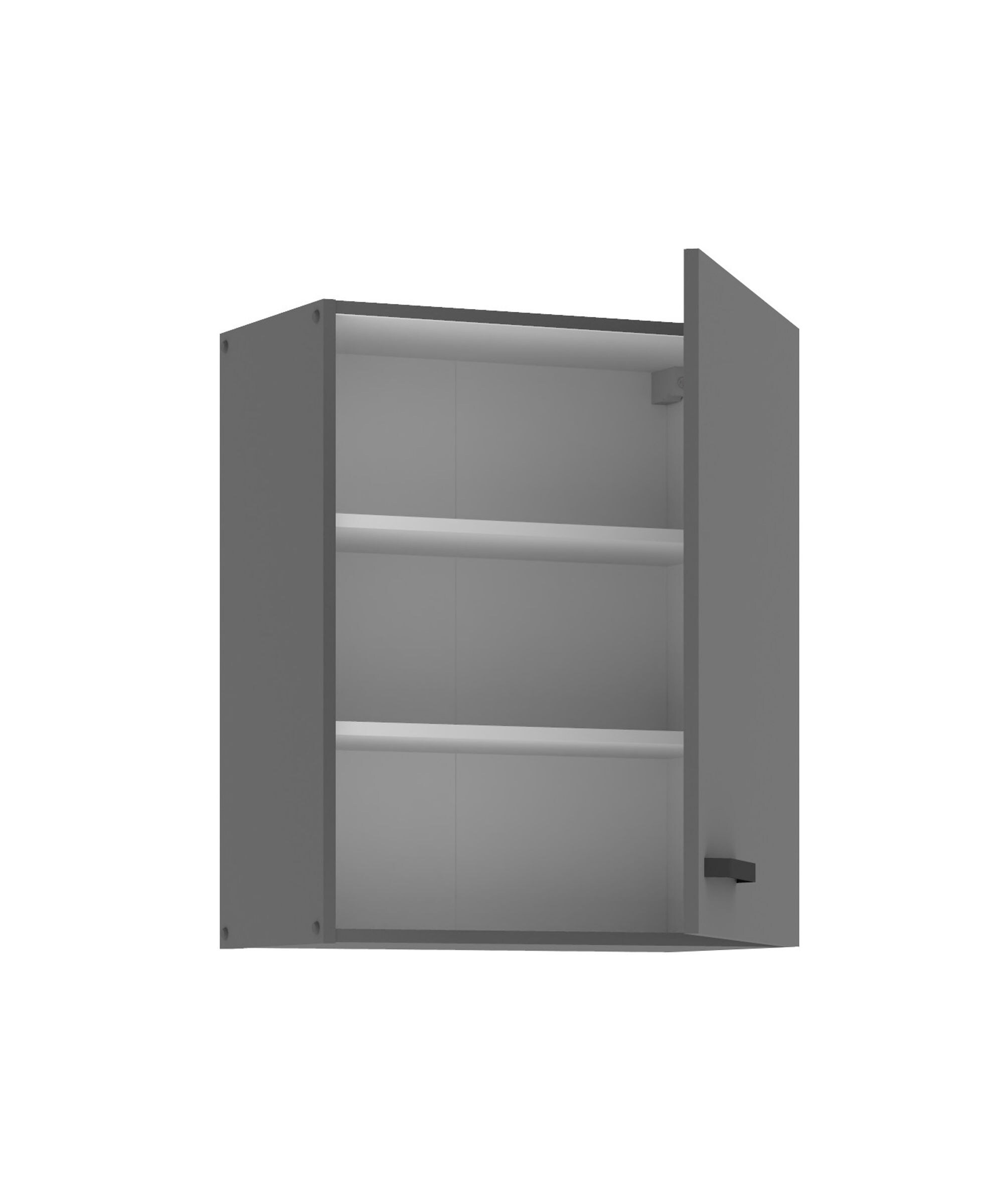 Küche NESSA Hängeschrank 60 cm Anthrazit Küchenzeile Küchenblock Einbauküche