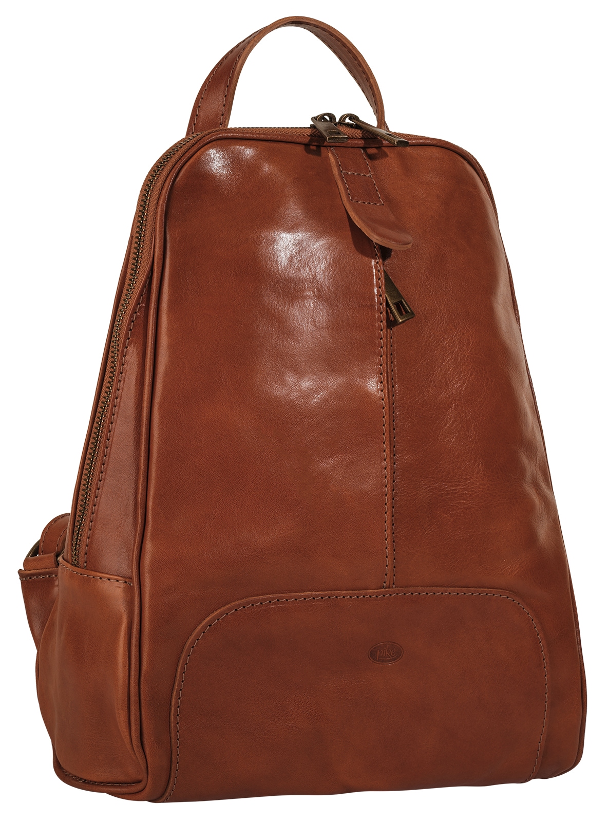Piké Tagesrucksack echt Leder, Made in Italy