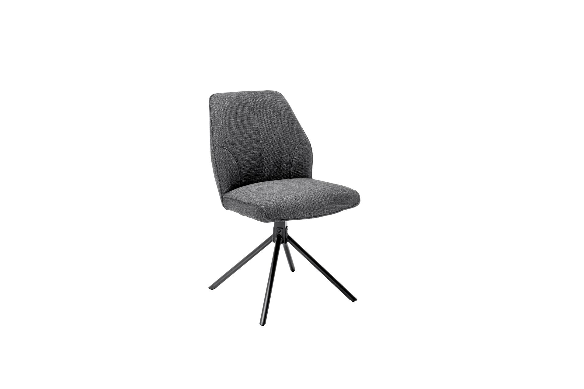 Polsterstuhl TAYLOR 49 x 88 cm grau anthrazit