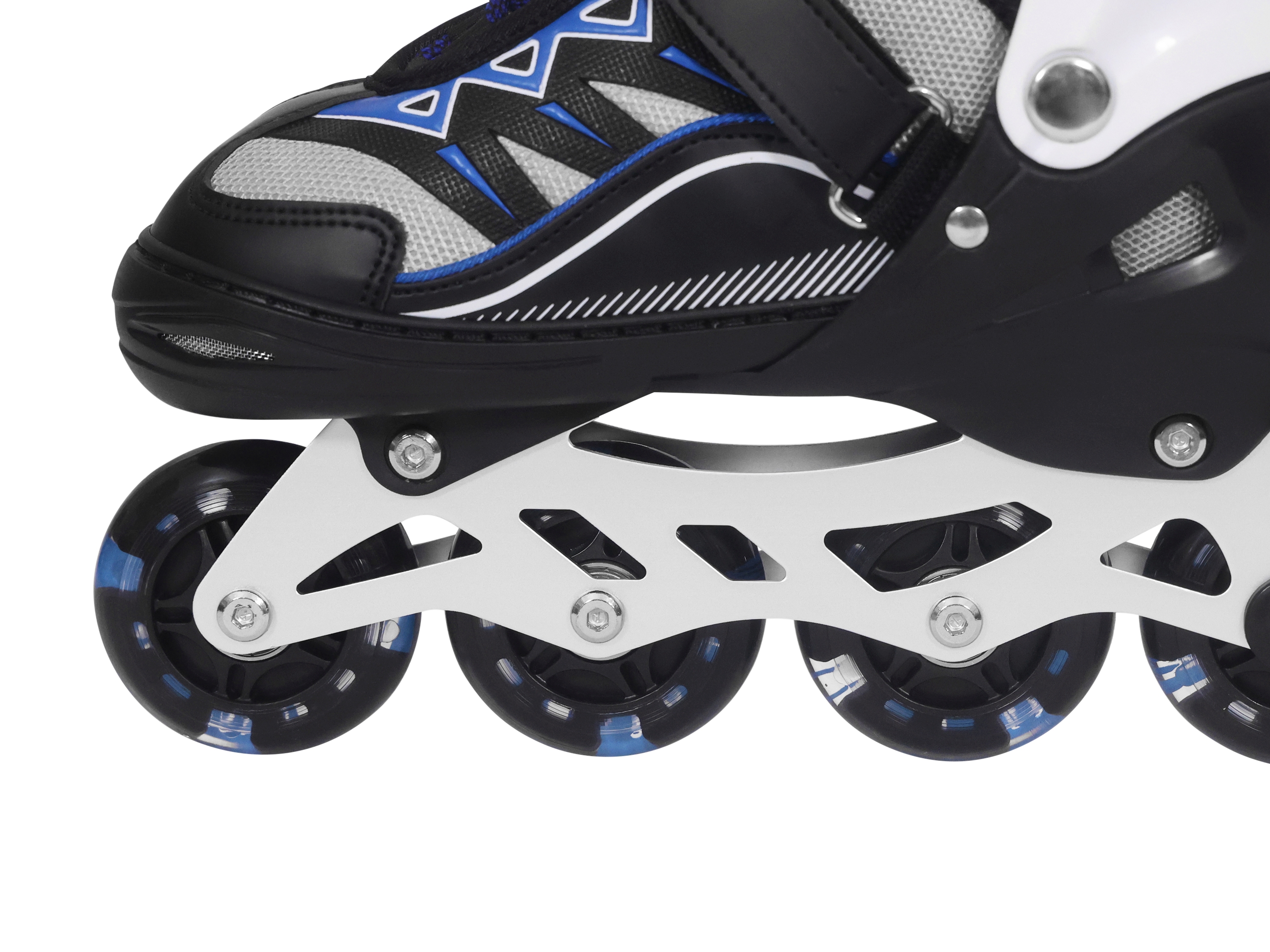 LED Inlineskates Grösse 39 - 43 verstellbar blau