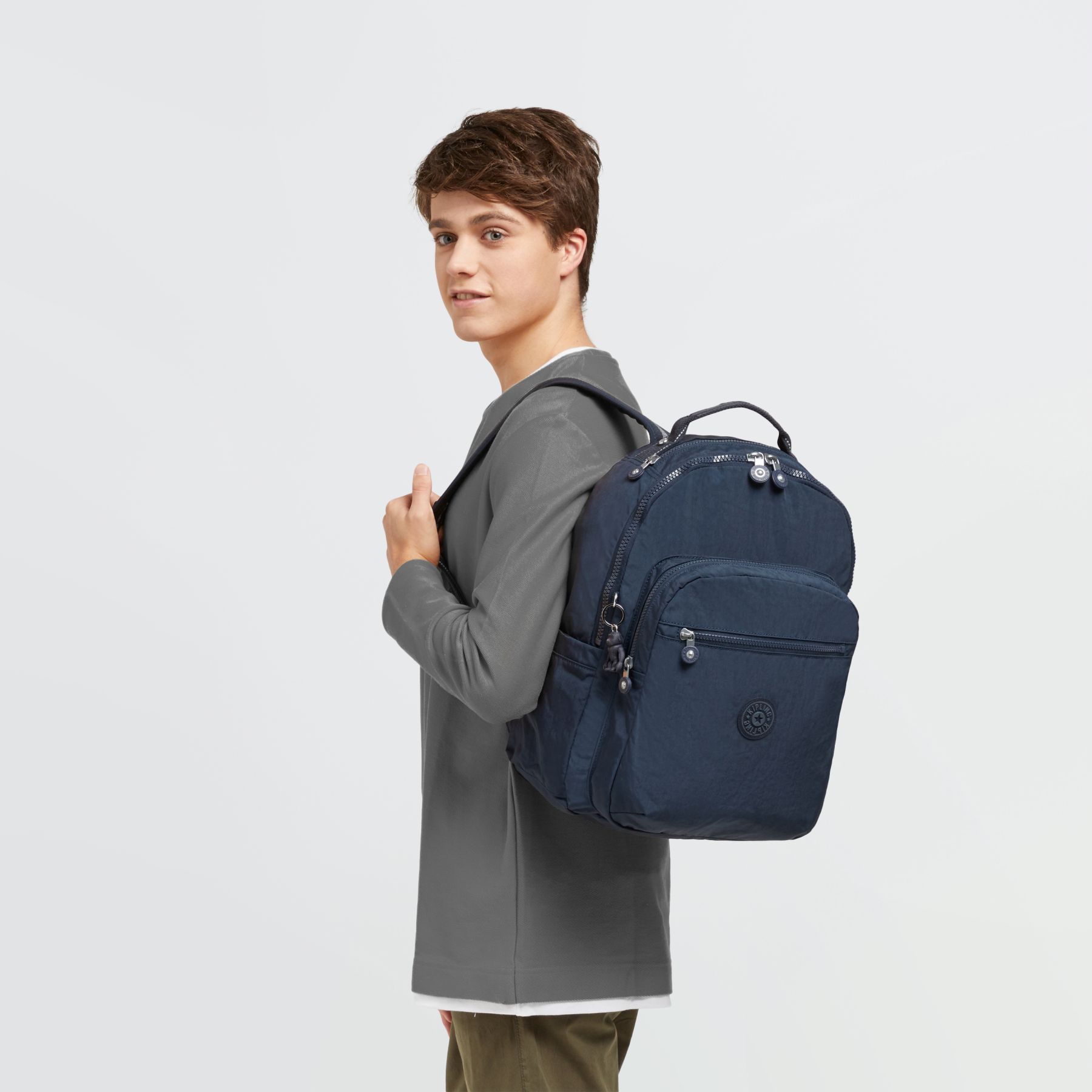 SEOUL Grand Sac à Dos Avec Protection Pour Ordinateur Portable - Blue Bleu 2