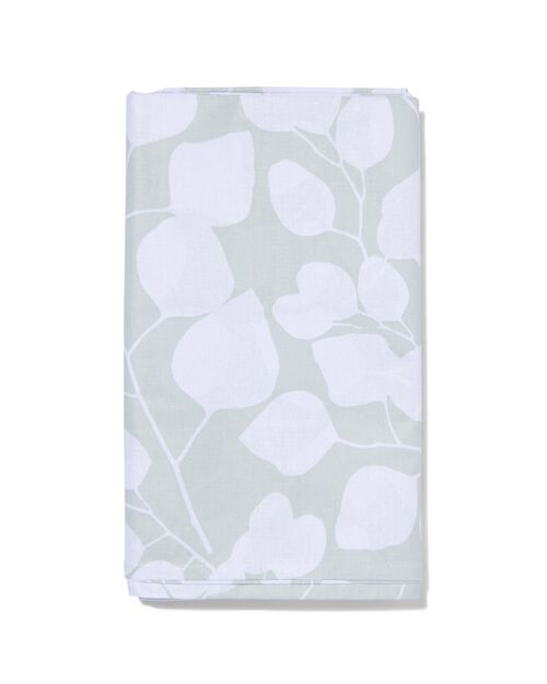 nappe avec feuilles 140x240 coton avec revêtement