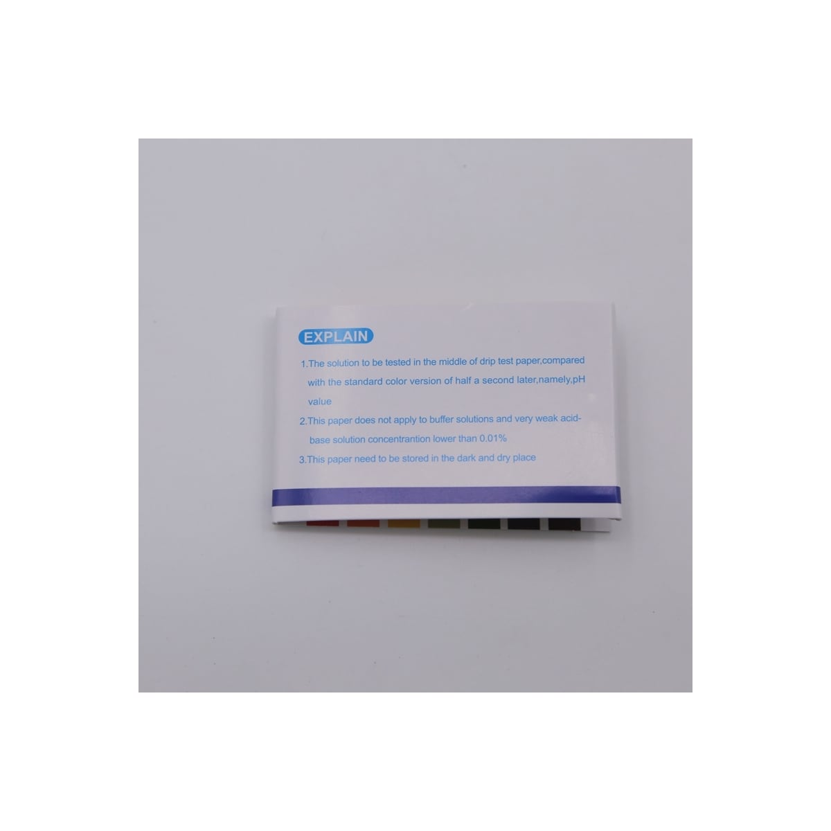 Lakmuspapir for pH-test (1-14) 80 teststrimler Flerfarget 1-pakning