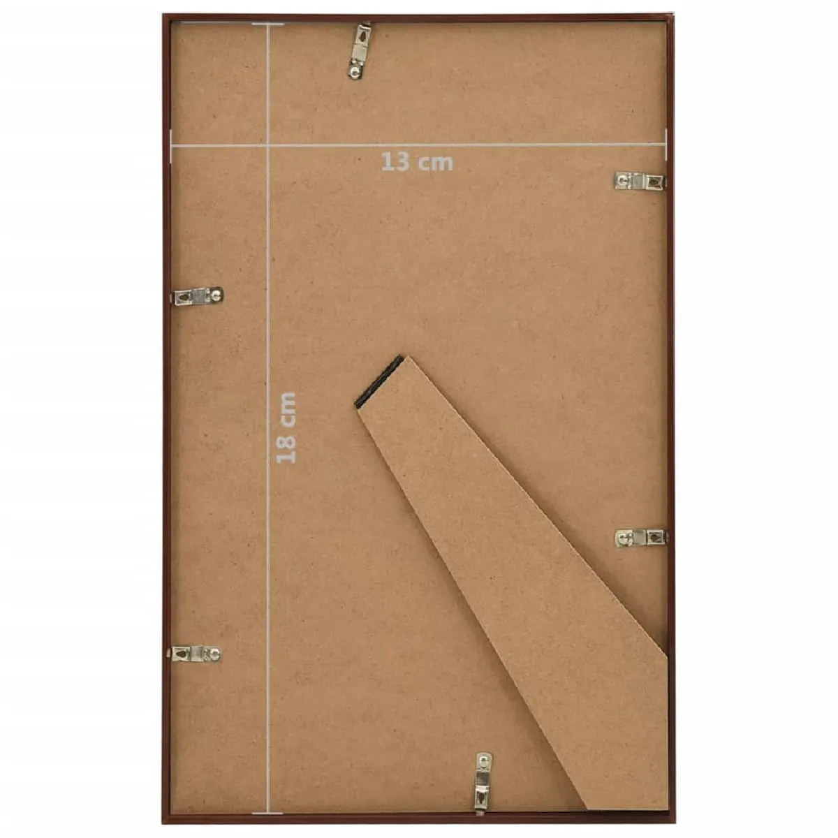 vidaXL Collage de cadres photo Bronze 3 pcs
