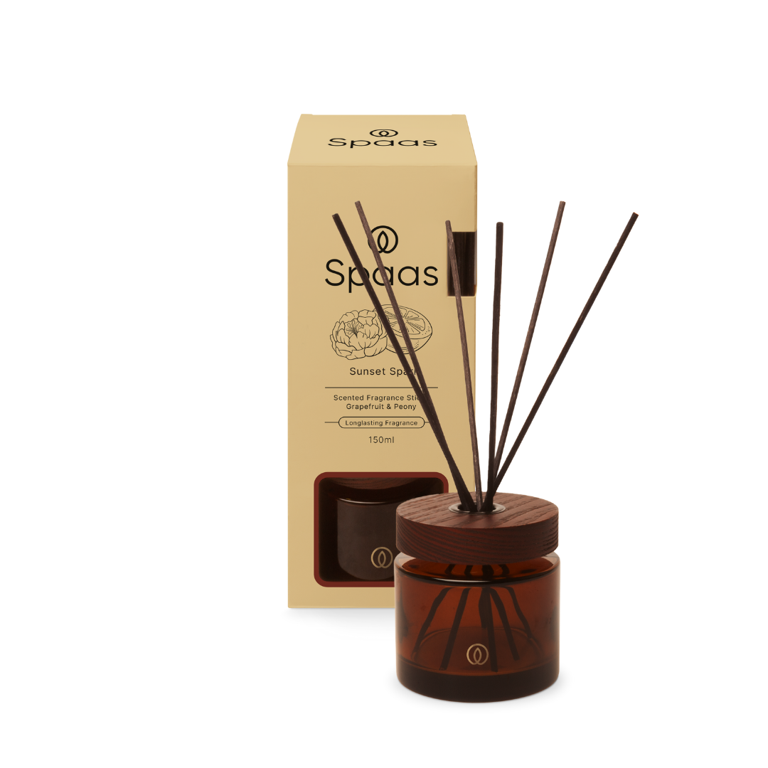 Spaas Iconic Geurstokjes - Sunset Spark - 150ml - 2 stuks