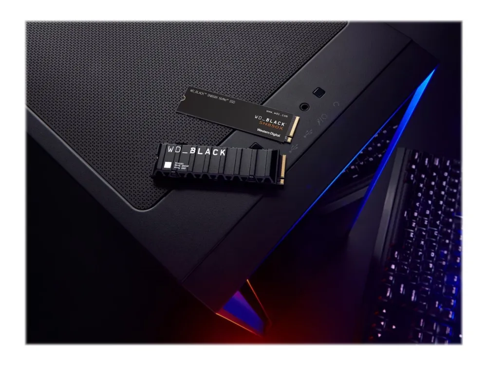 WD_BLACK SN850X NVMe SSD WDS200T2X0E - SSD - 2 TB - intern - M.2 2280 - PCIe 4.0 x4 (NVMe)