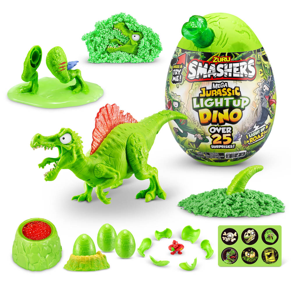 Smashers Mega Jurassic lichtgevende dinosaurus