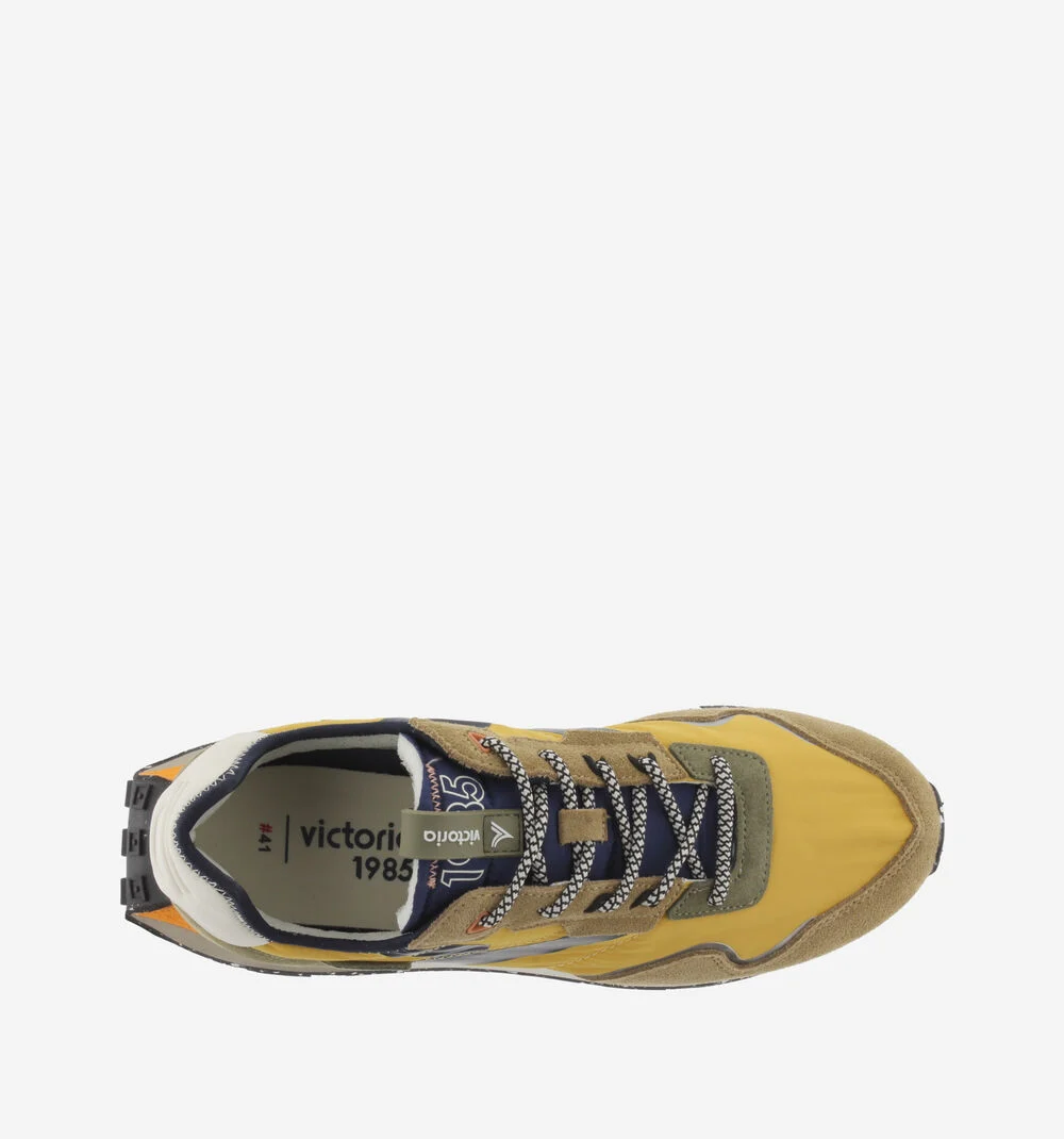 WING SPORT Chaussures de sport pour hommes à semelles recyclées MOSTAZA