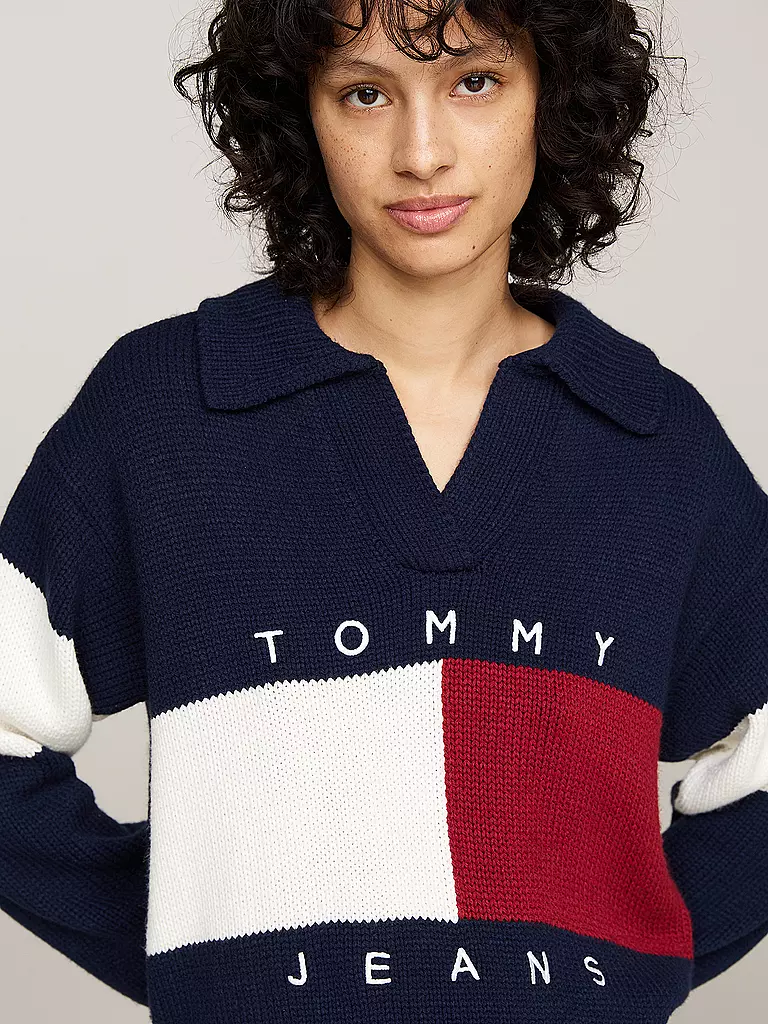 TOMMY JEANS Sweater dunkelblau