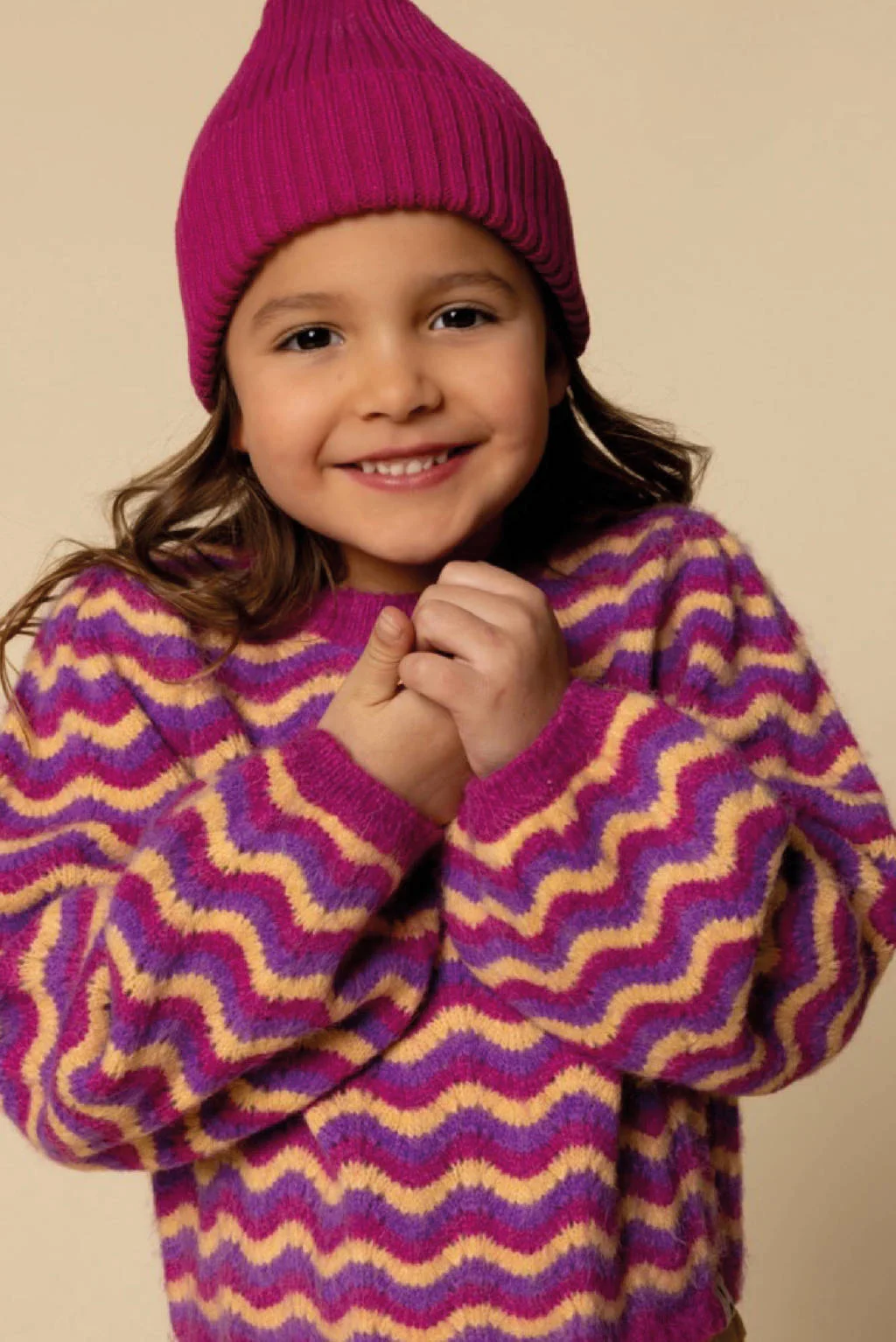LOOXS little sweater roze