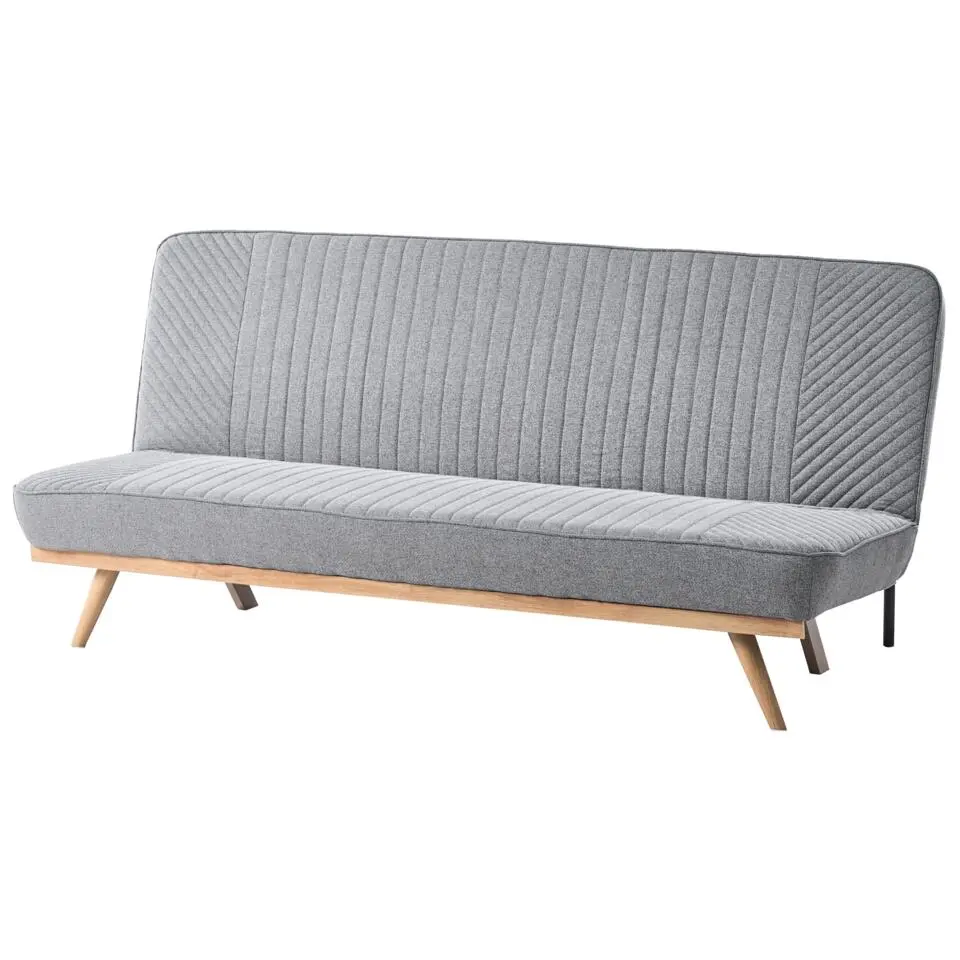 KALFAFELL - Slaapbank - Donkergrijs - Polyester