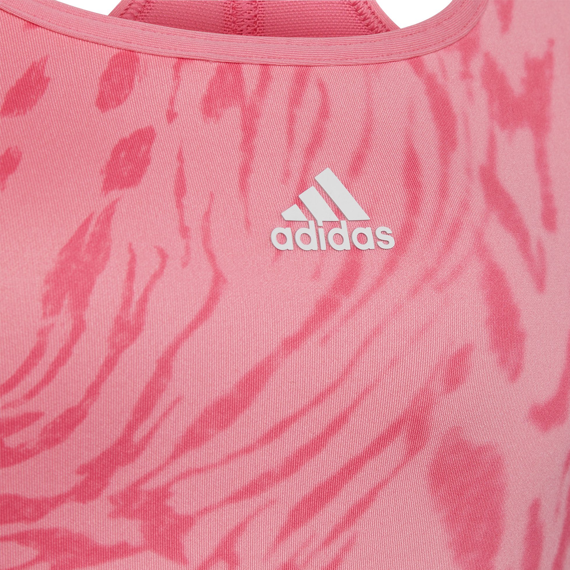 adidas Aeroready Sport Icon Animal Print Sport BH Mädchen bliss pink