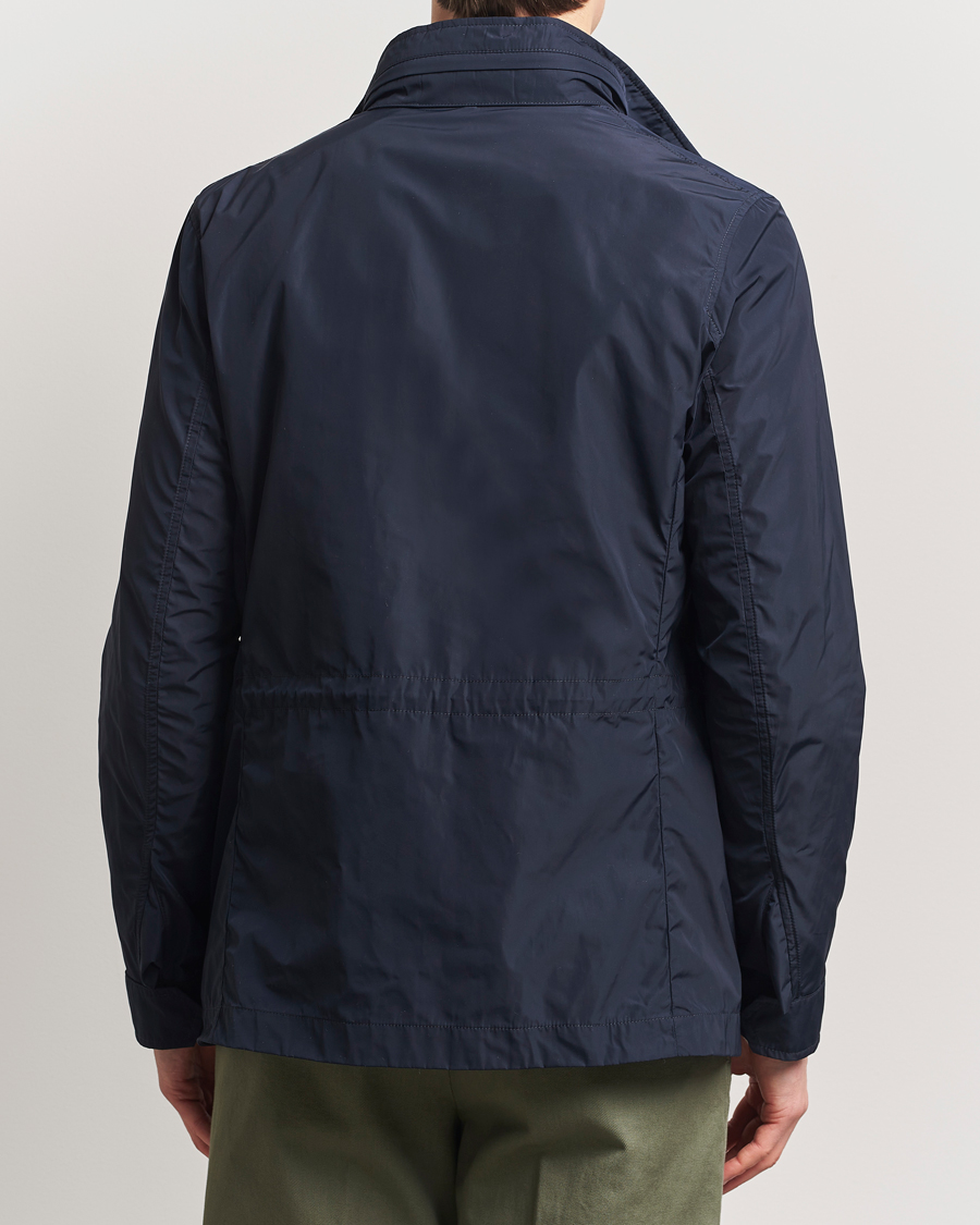 Incotex Technical Nylon Field Jacket Navy