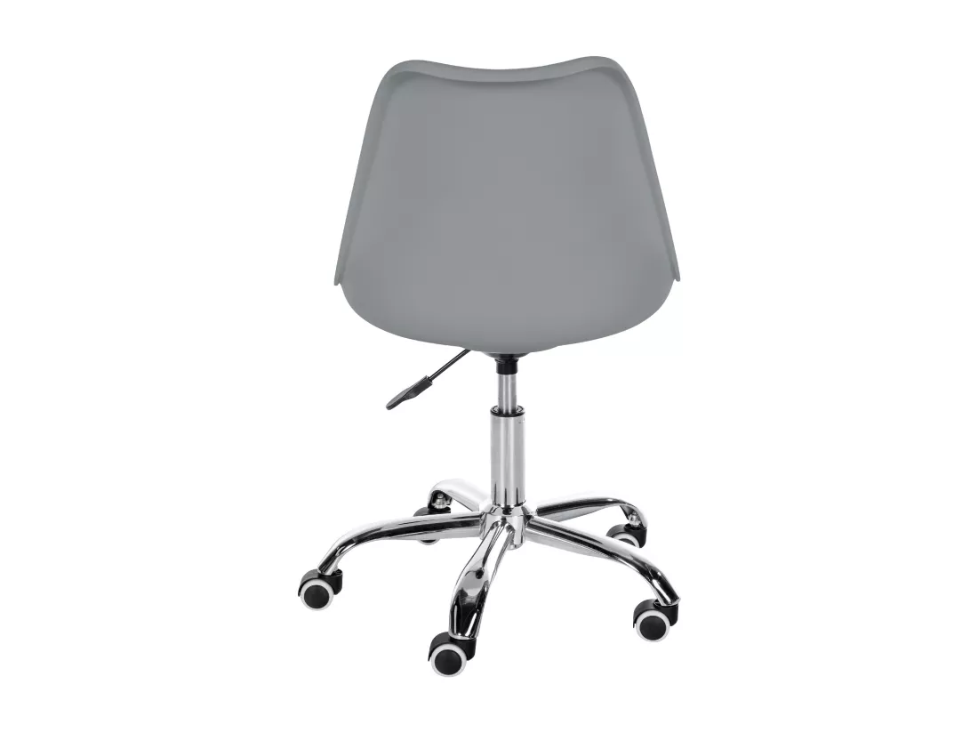 Tabouret de bureau - Plastique - Gris - Laflin
