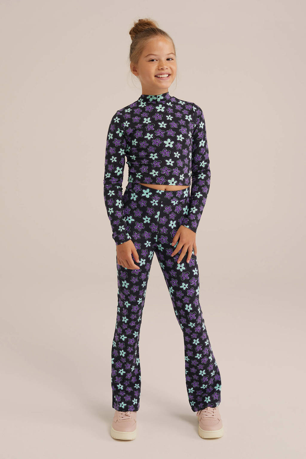 WE Fashion broek met all over print