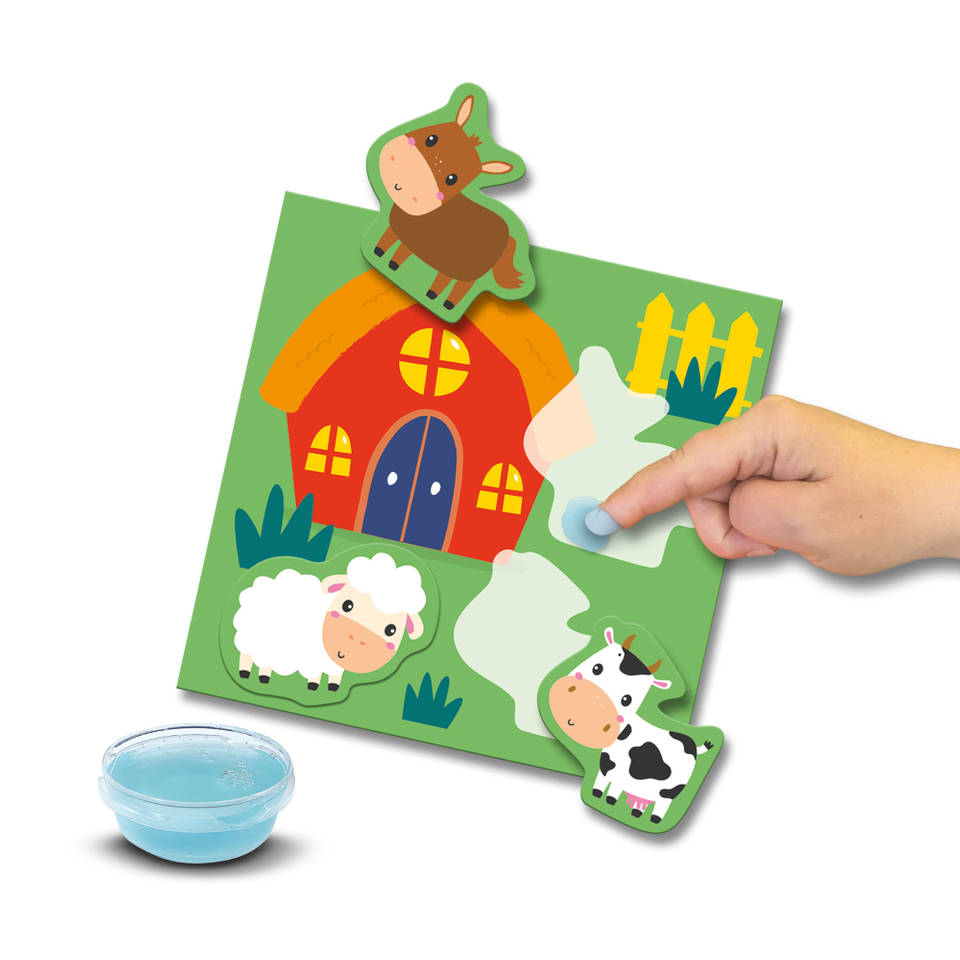 SES My First waar woon ik? Dieren plakken set