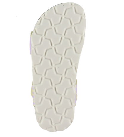 Superfit Sandalen - Fussbettpantoff - Gelb/Lila