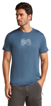TL ADVENTURE RIDE Herren-Merino-Kurzarmshirt  dawn  L