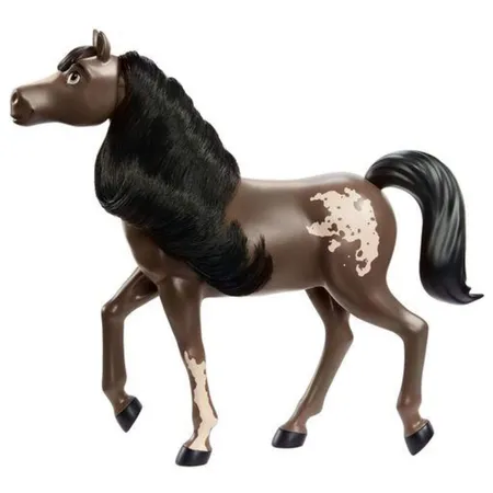 Mattel Spirit Pferd (ca. 20cm), beweglicher Kopf, lange Mähne, 1 Stück, 5-fach sortiert