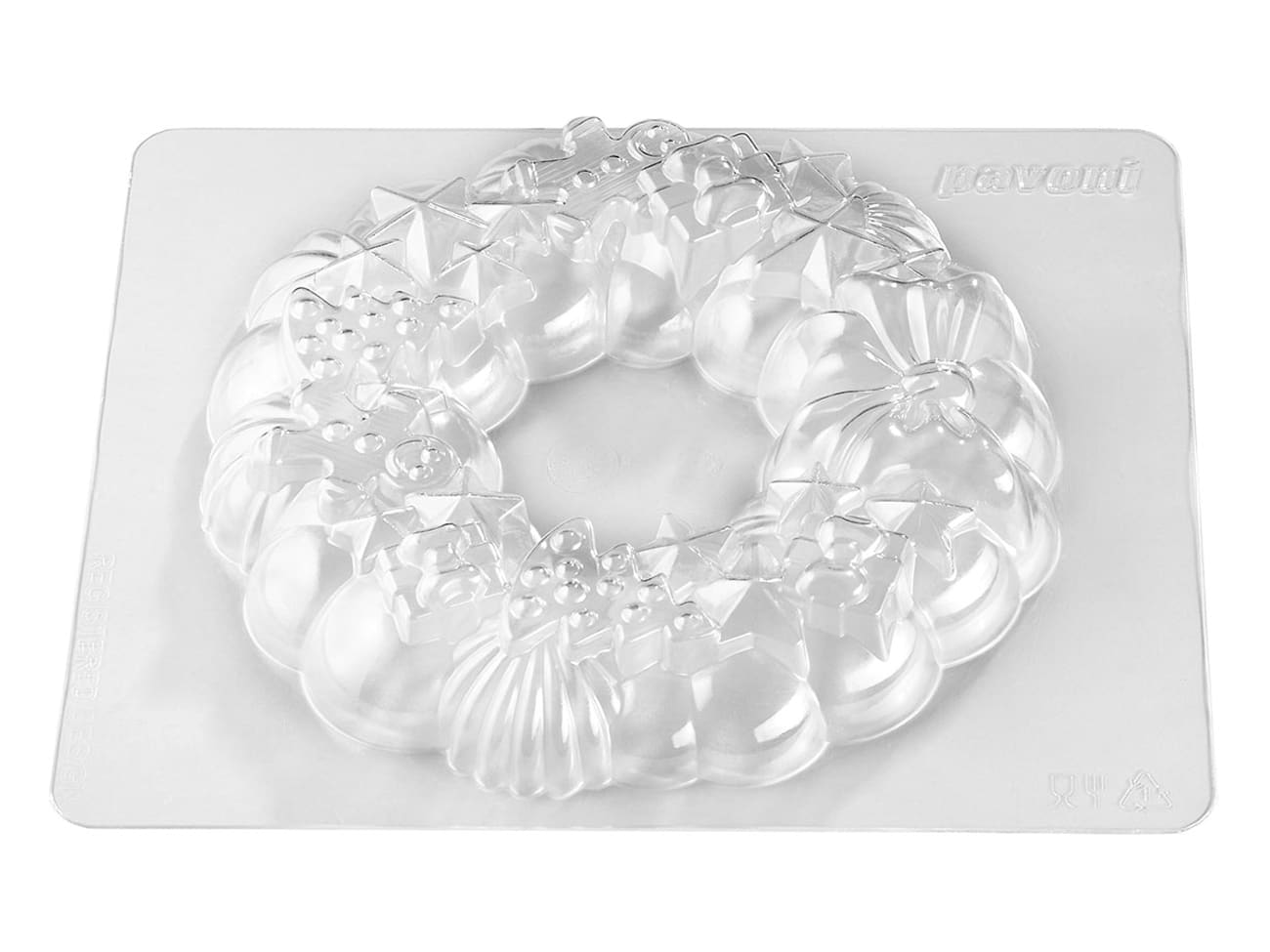 Moule chocolat couronne de Noël - Pavoni