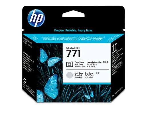 Printhoved HP 771 CE020A, Sort/Grå