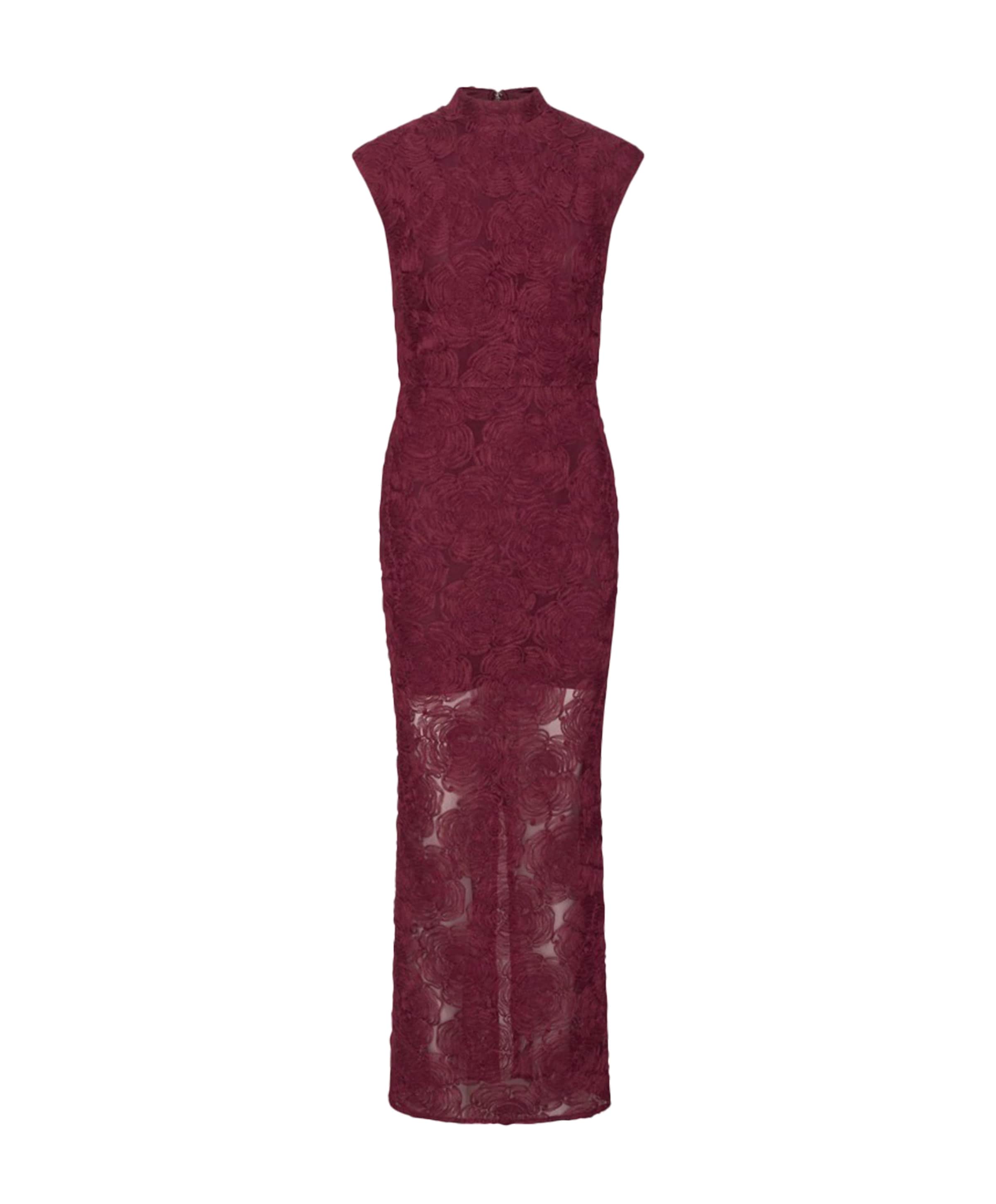 ROTATE Dames jurk bordeaux