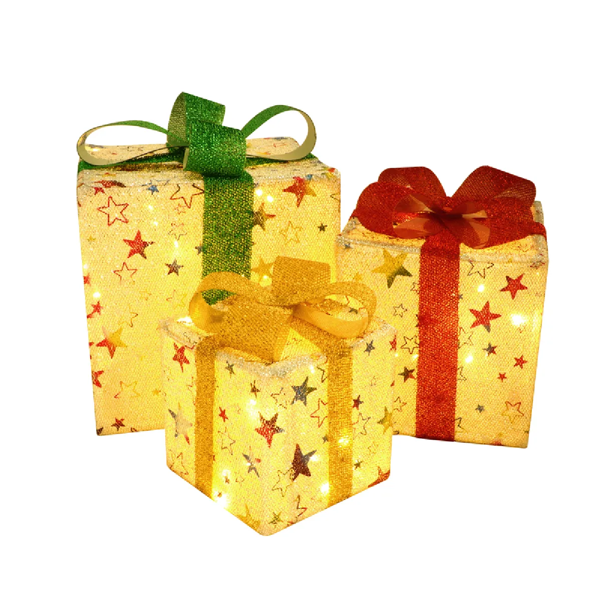 ZMH Gift Box Decoration Noël Set de 3