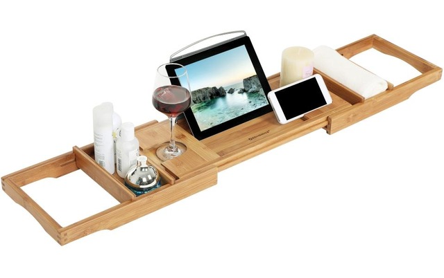 SONGMICS Badewannenbrücke belastbar bis 3 kg