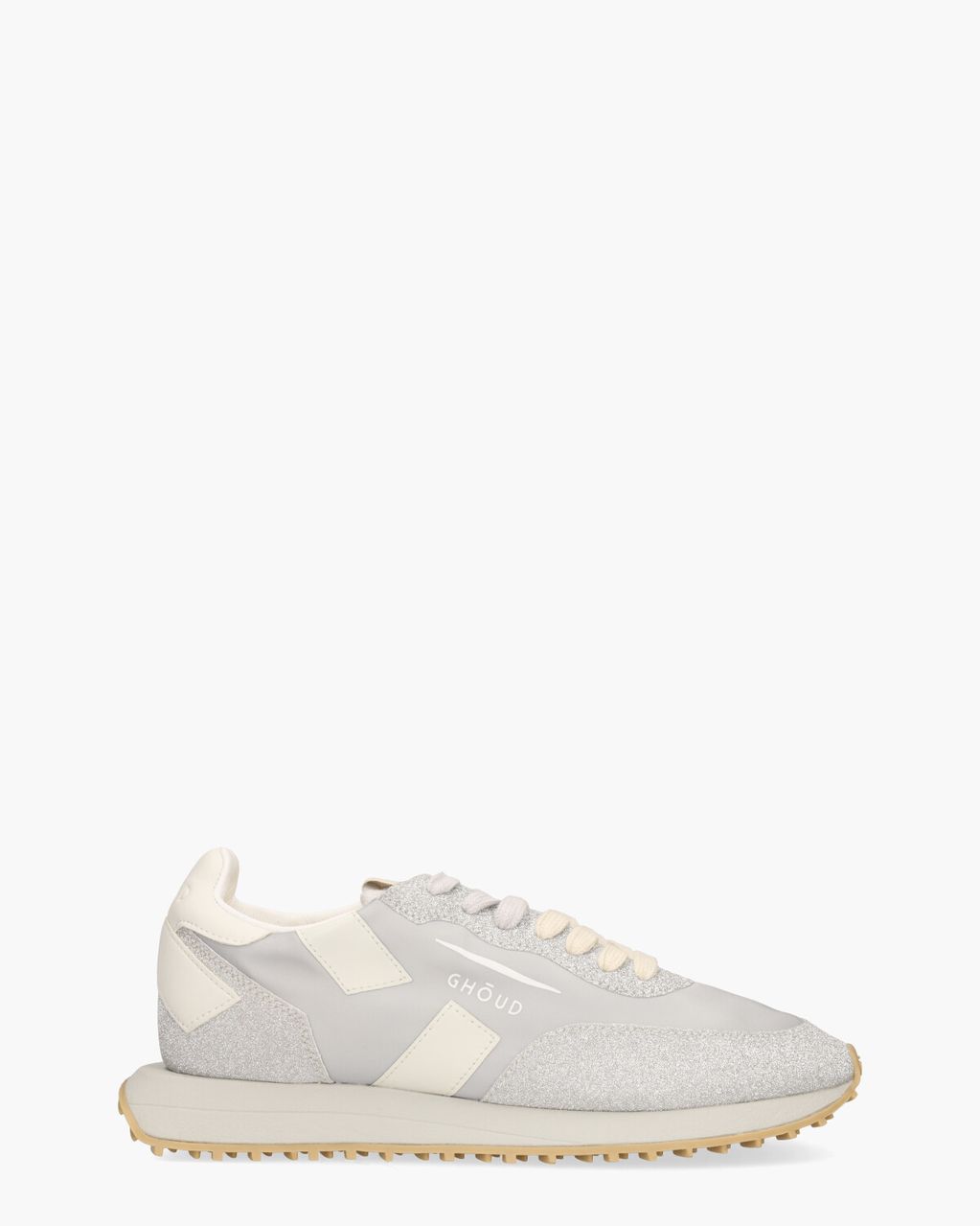 Ghoud Star Low Lichtgrijs/Zilver Damessneakers