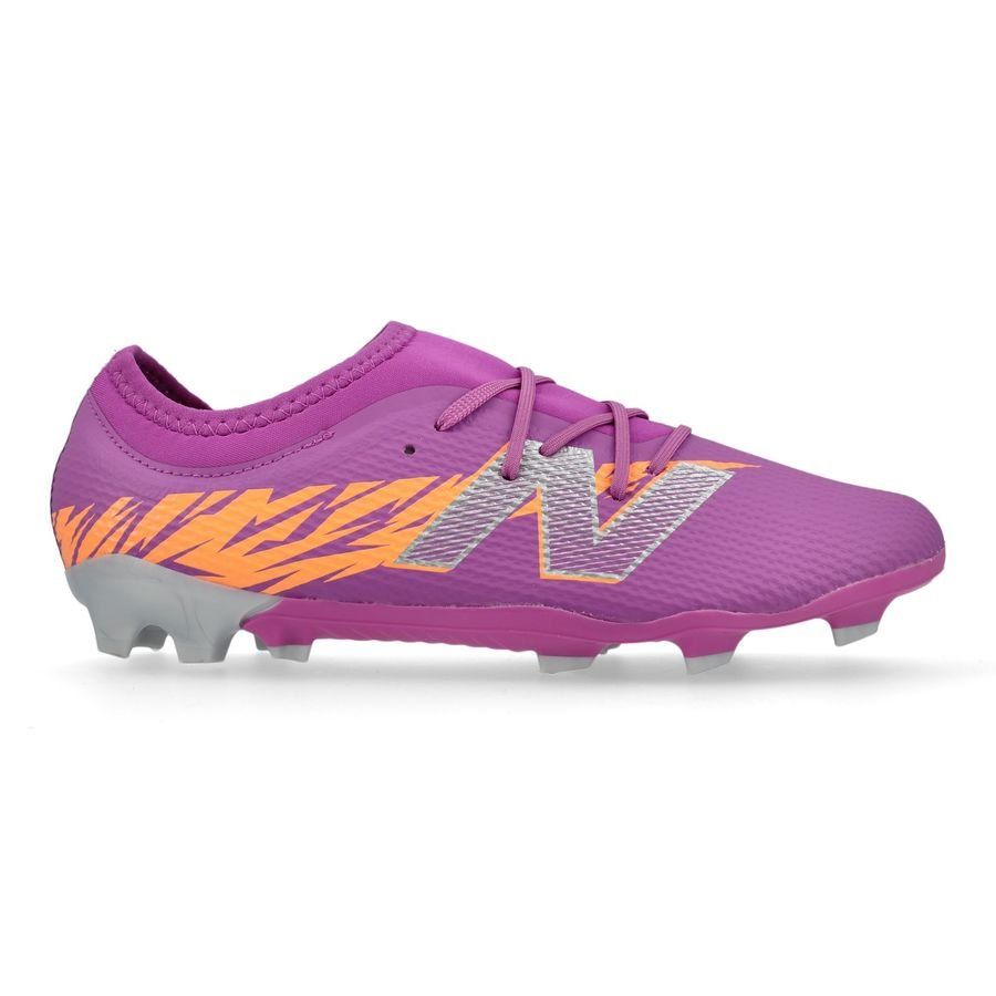 New Balance Furon V8 Team FG Energy Rush - Violet/Argenté/Orange Enfant