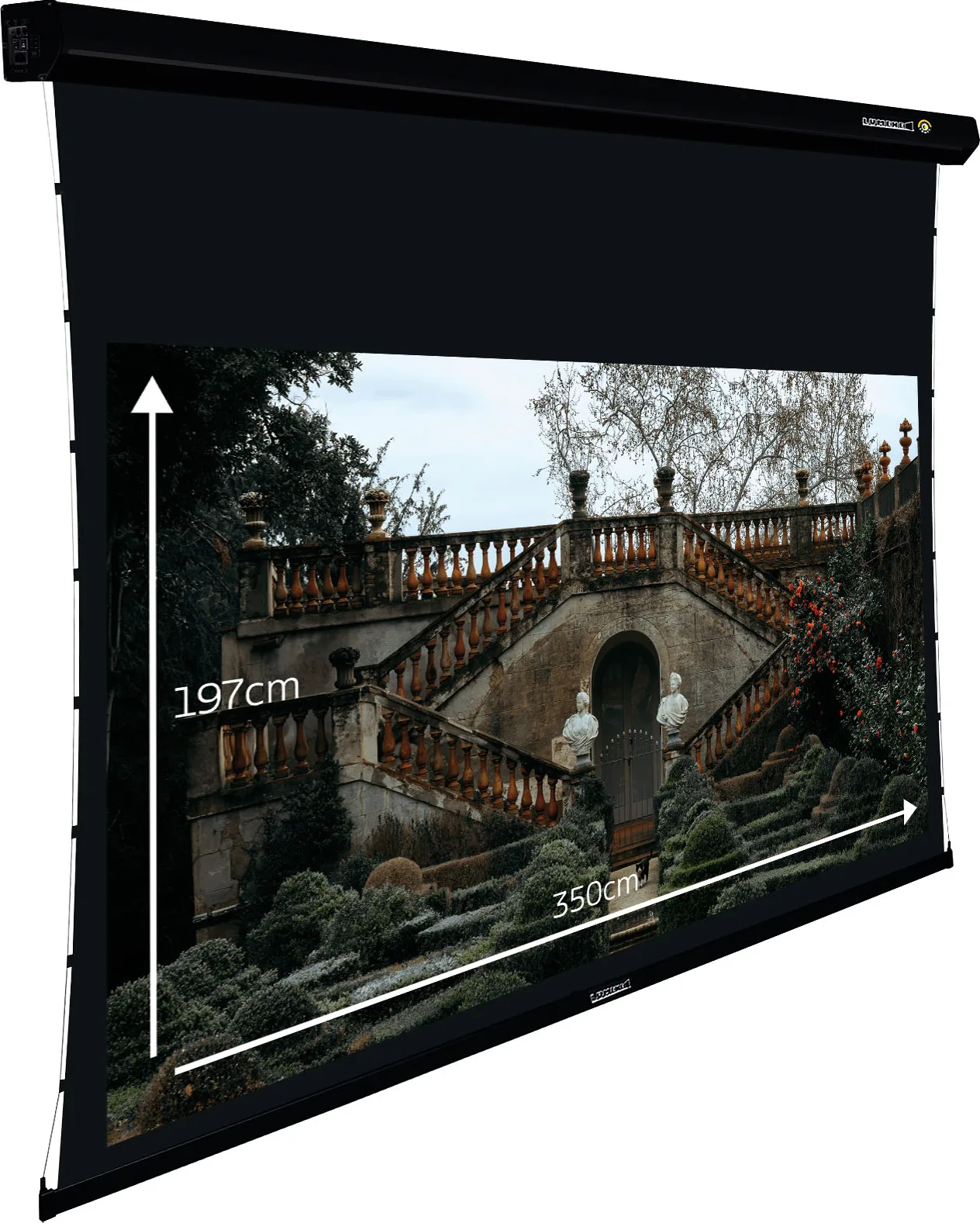 Lumene Coliseum UHD 4K/8K Platinum 350C (16:9) Écrans de projection électriques