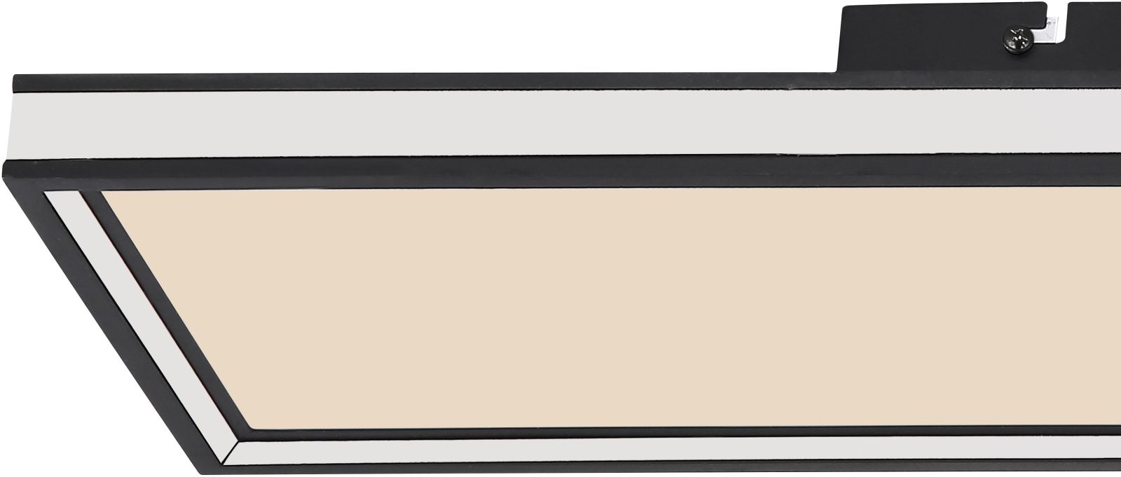 LED-Deckenleuchte - schwarz-opal - dimmbar - mit Fernbedienung