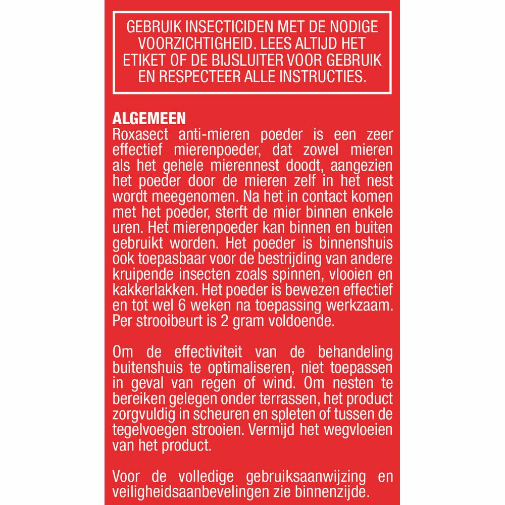 Roxasect Mierenpoeder 75 gr