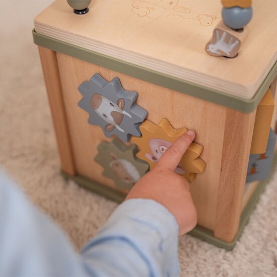 Little Farm Cube d'activités en bois   de               Little Dutch