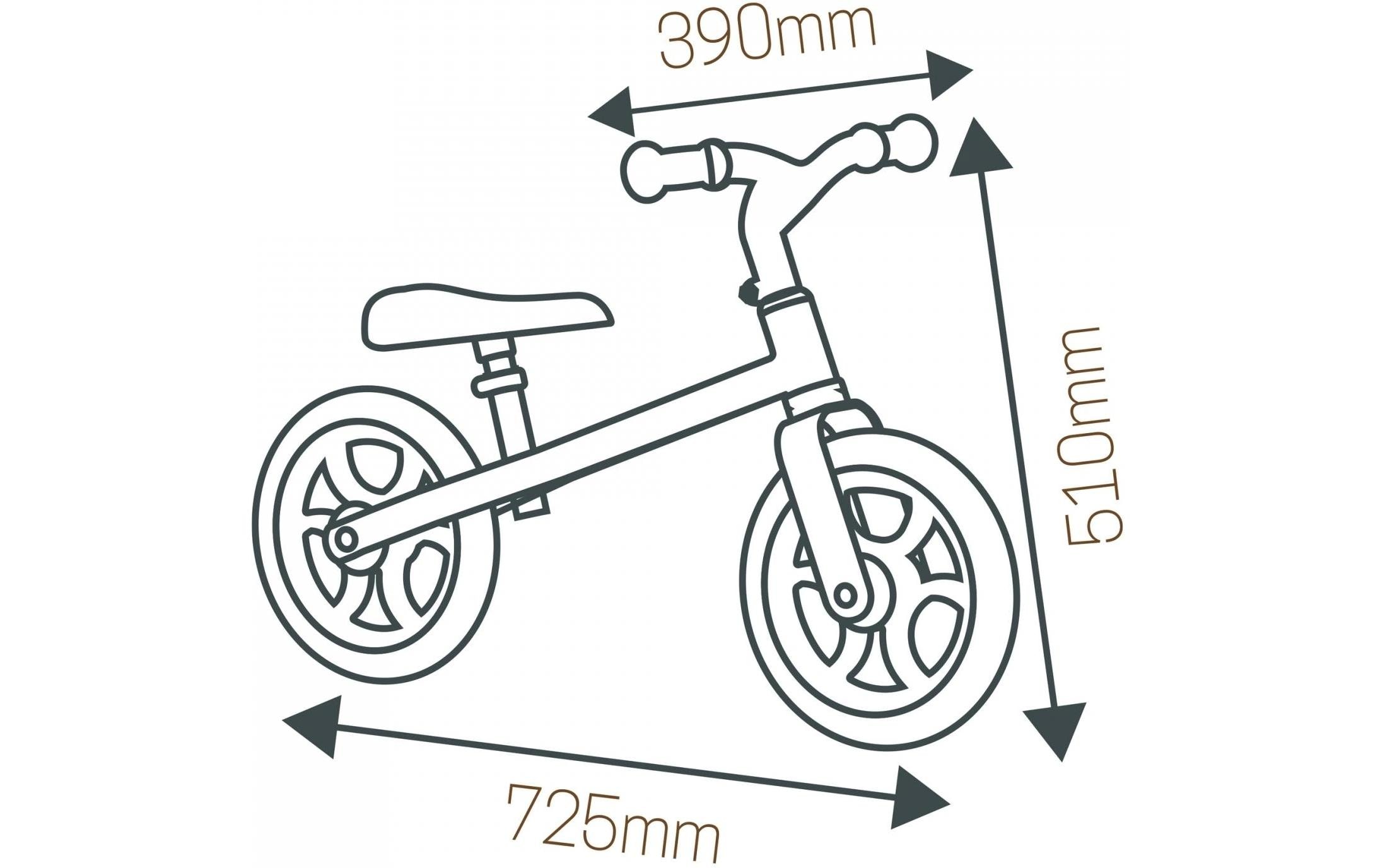 Kinder-Laufrad First Bike Schwarz/WeissFirst Bike Aufsitzlaufrad
