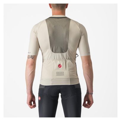 Maillot Manches Courtes Castelli Unlimited Pro Gris