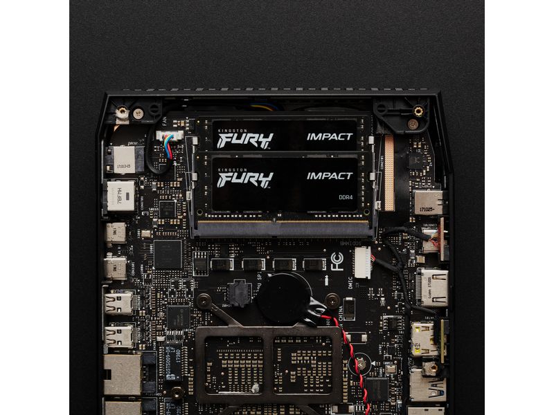 Kingston SO-DDR4-RAM FURY Impact 3200 MHz 2x 32 GB High-Performance Arbeitsspeicher mit Plug N Play Kompatibilität