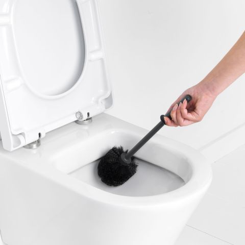 ReNew Toiletborstel met houder - Brilliant Steel