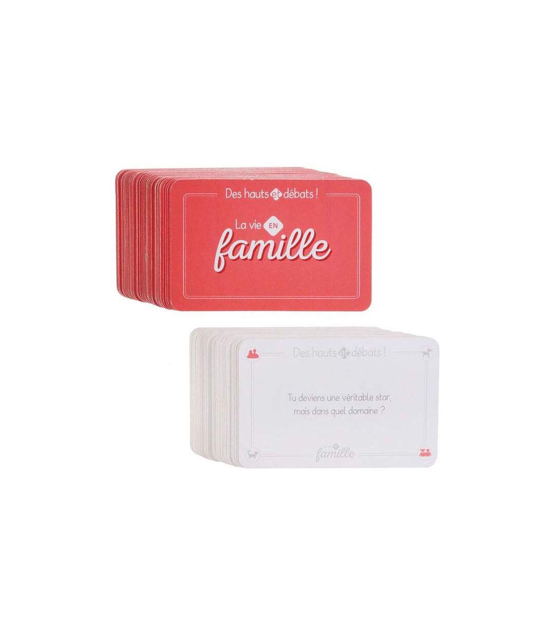 Jeu de cartes débat en famille 54 cartes