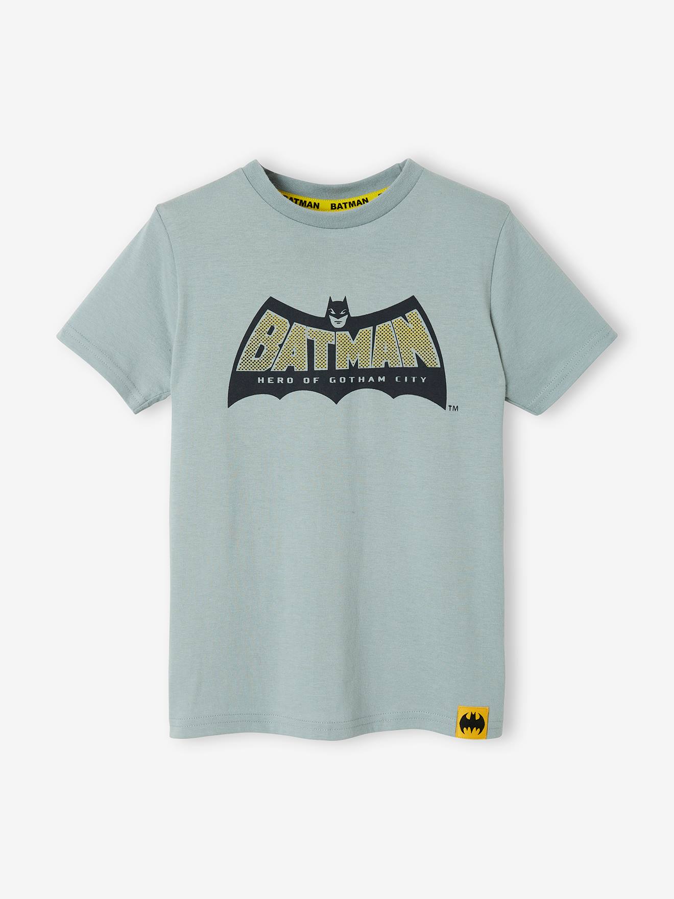 Camiseta lisa cinza médio do Batman da DC Comics® com estampas.