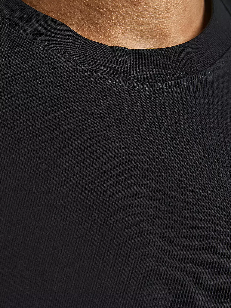 JACK & JONES T-Shirt JJERELAXED  schwarz