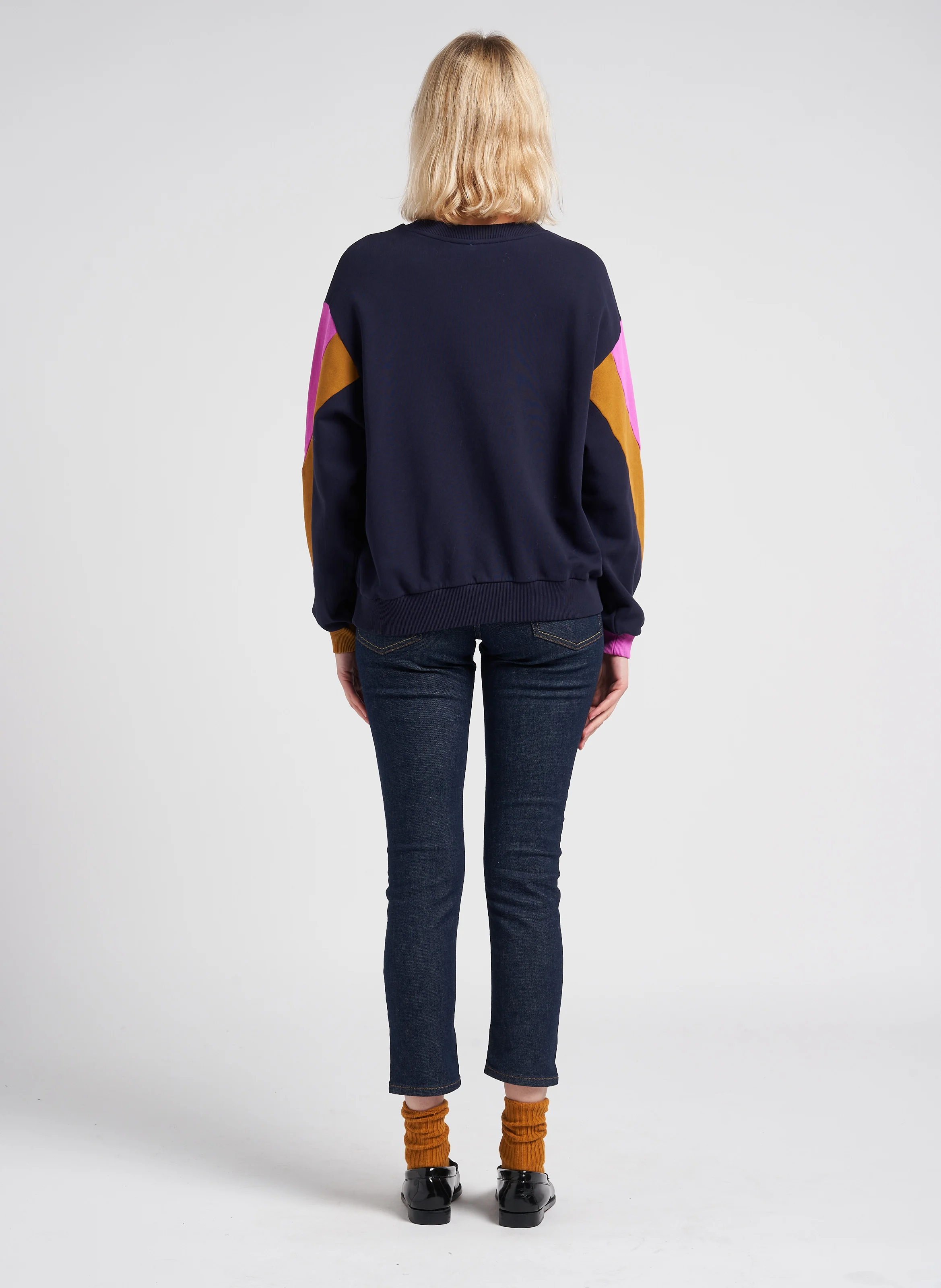 CRYSTAL - Jean slim en coton mélangé | Bleu