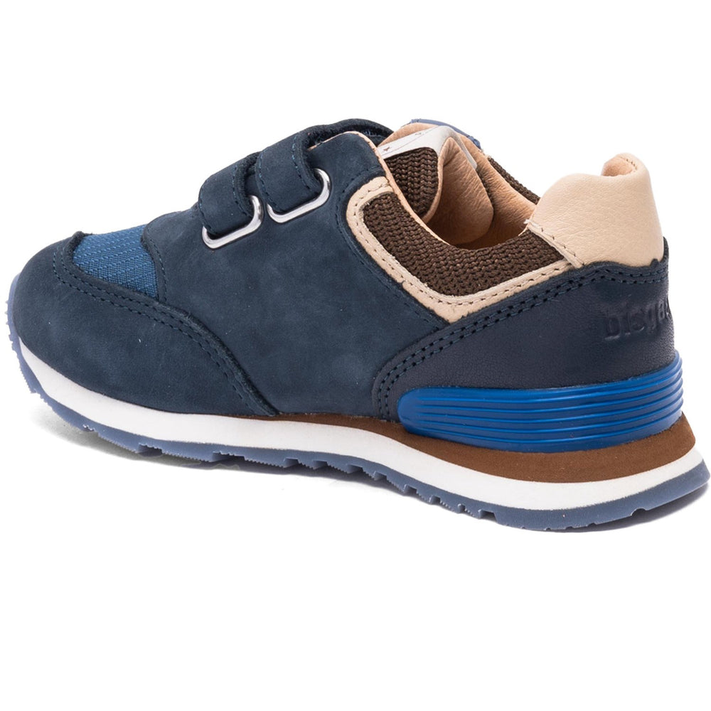 Køb Bisgaard Navy Winston Velcro Sko