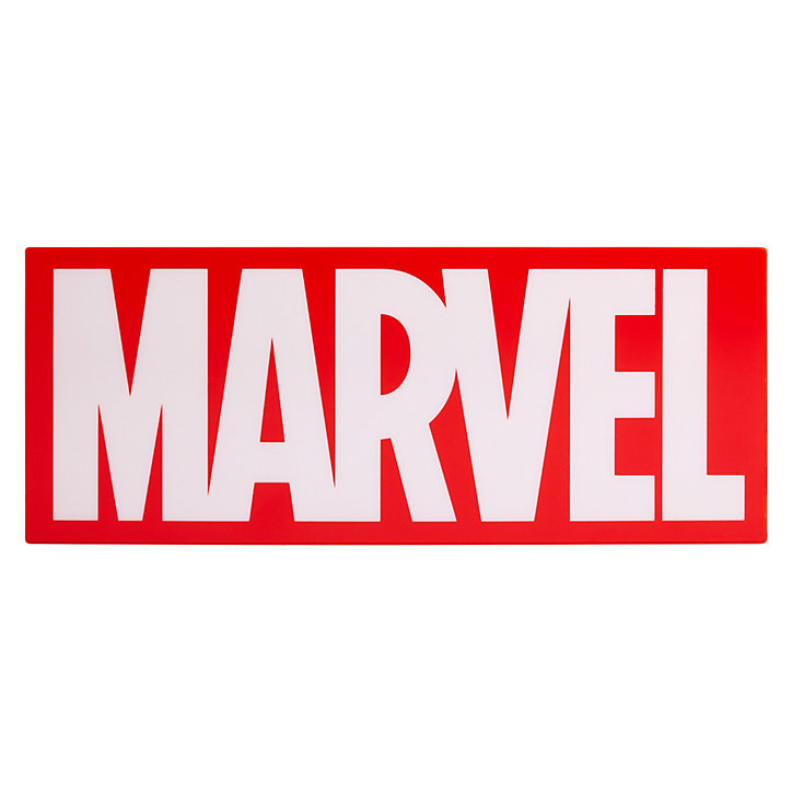 Lampe USB Logo Marvel V2 Disney sans fil Paladone l.30cm x H.12cm x P.6,5cm
