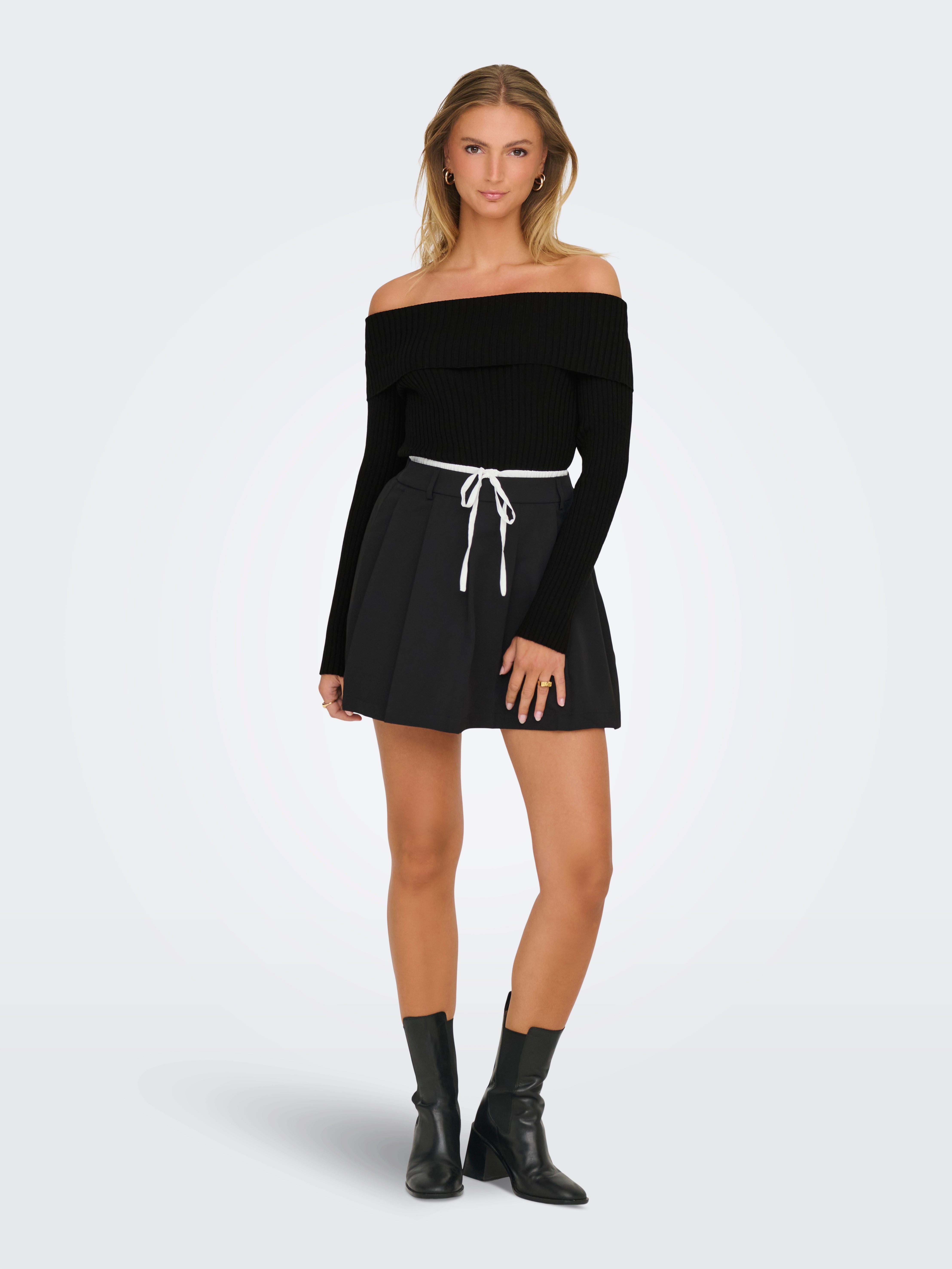 JDYLIVA Strickpullover Black