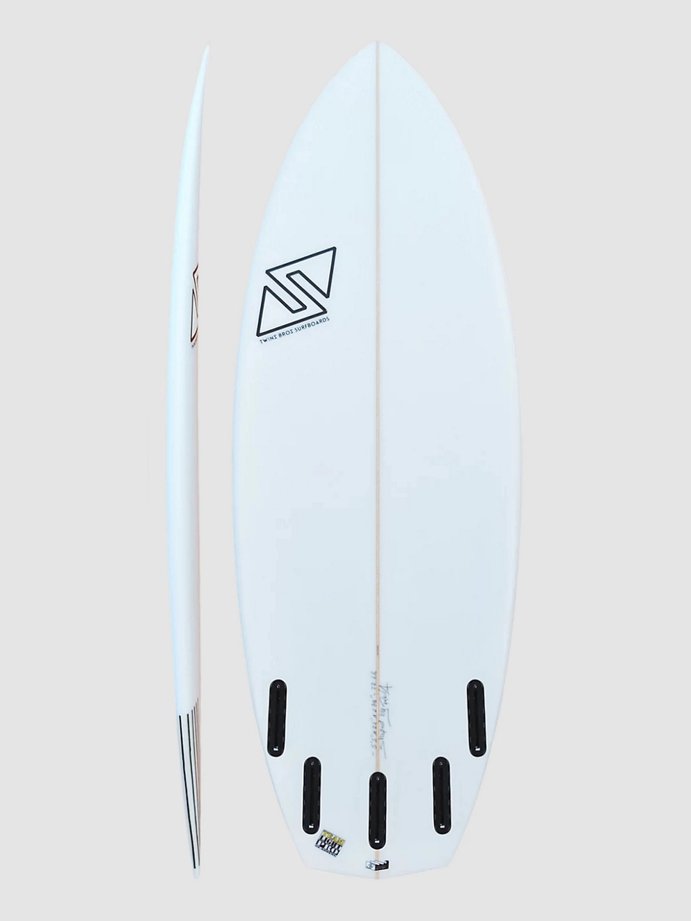 TwinsBros Spitfire FCS2 Surfboard white