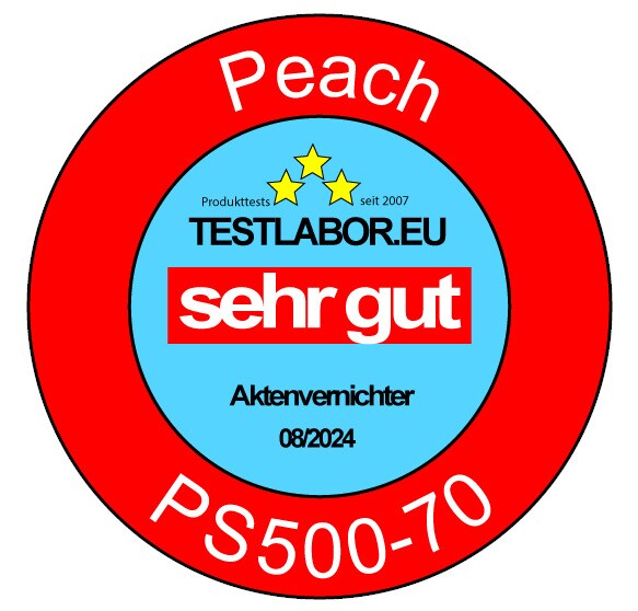 Peach Cross Cut Shredder PS500-70OP