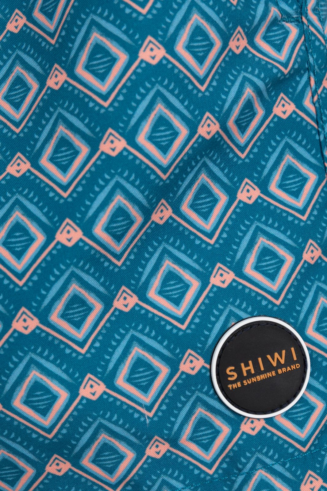 Shiwi blauwe zwembroek met Aztec print