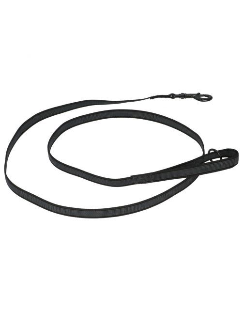 Adori Nylon Anti-Sliplijn Met Handvat - Hondenriem - 180x2.0 cm Zwart L